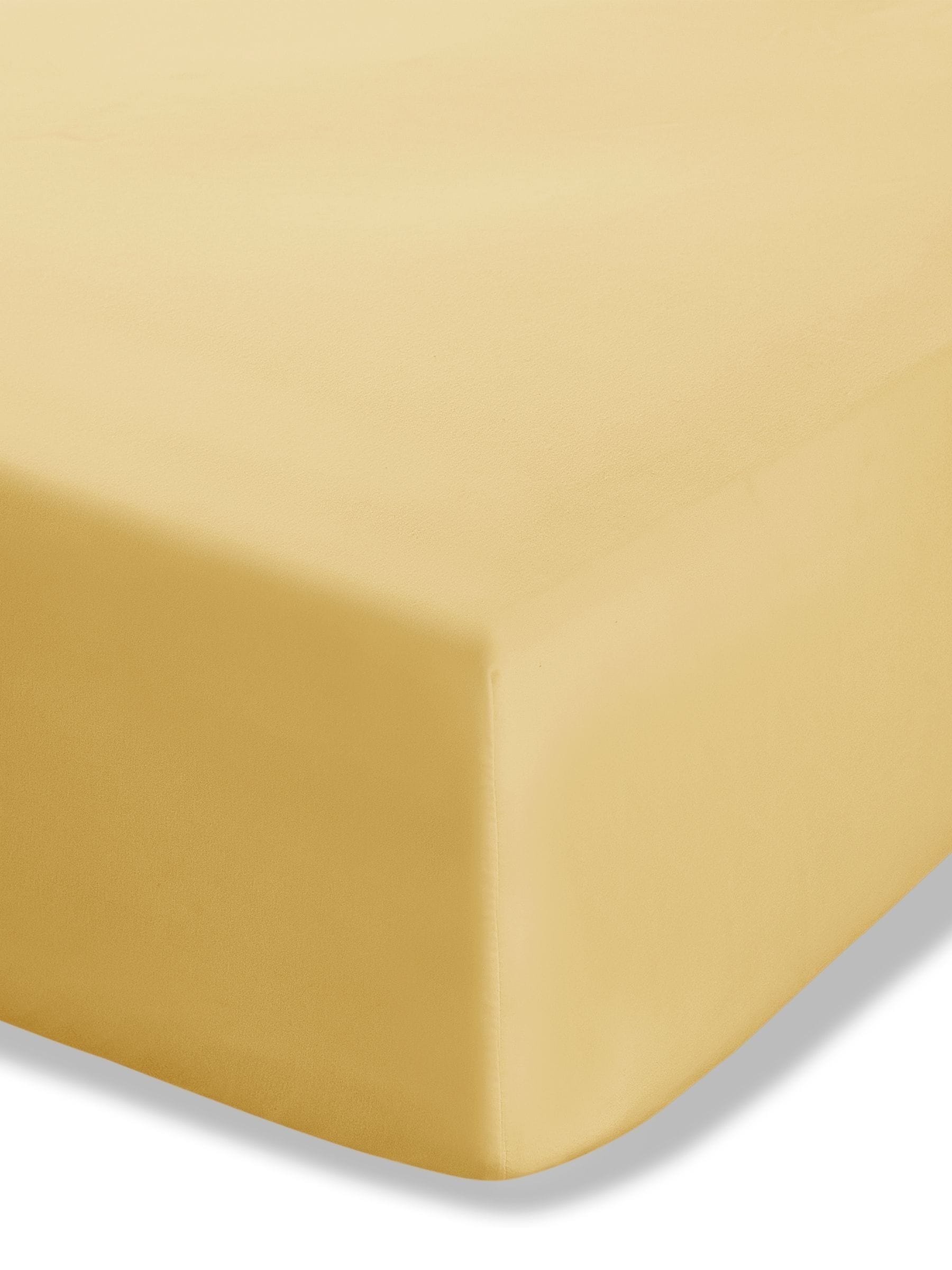 Catherine Lansfield yellow percale fitted sheet - British product