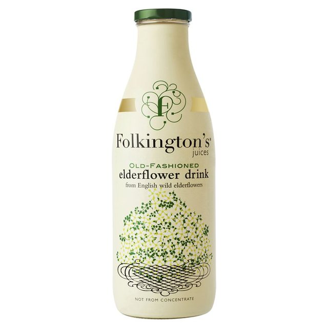 Folkington's Old-Fashioned Elderflower   1L GOODS M&S   