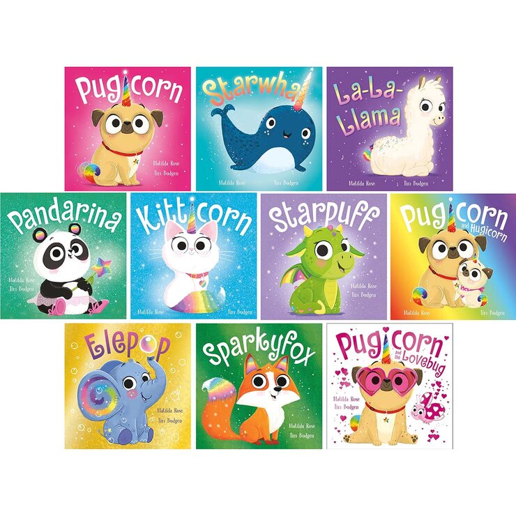 10-book set Magic Pets or Pirates Superheroes (British brand)
