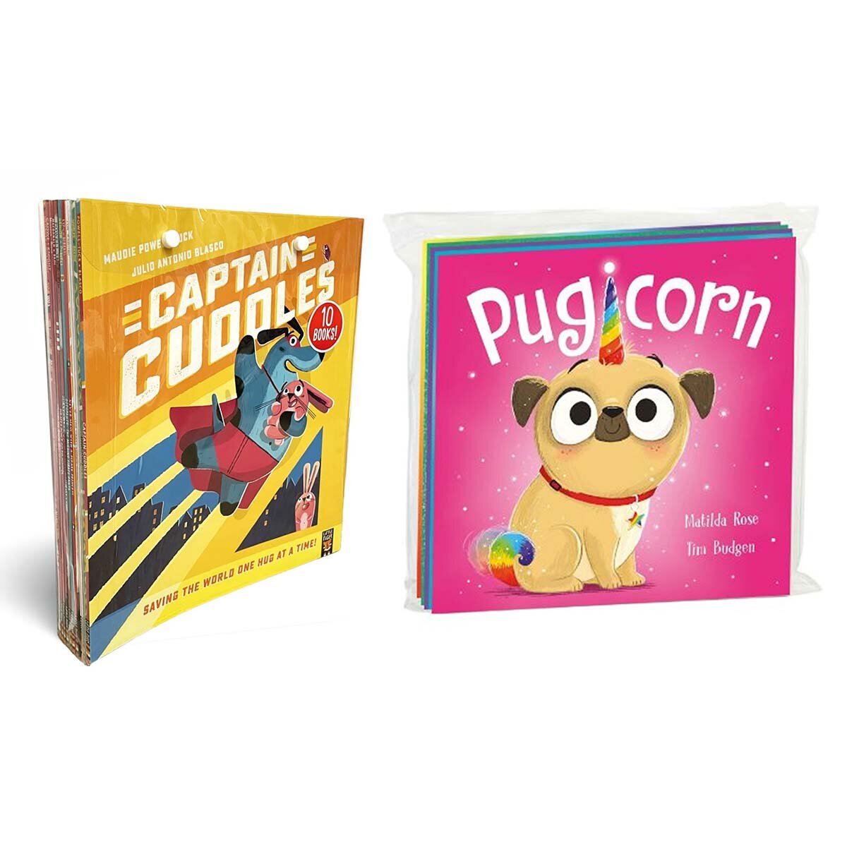 10-book set Magic Pets or Pirates Superheroes (British brand)