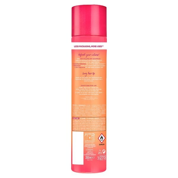 Dream Lengths Air Volume Dry Shampoo by L'Oreal Elvive 150ml GOODS Superdrug   