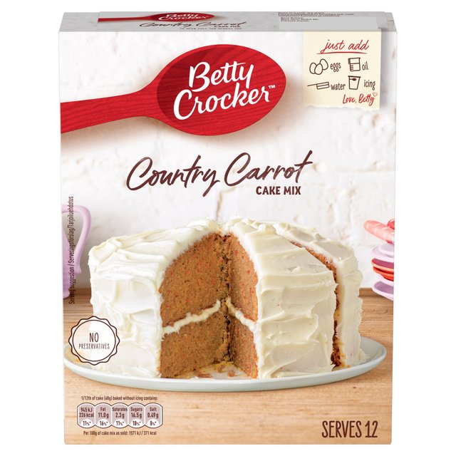 Betty Crocker Country Carrot Cake Mix   425g