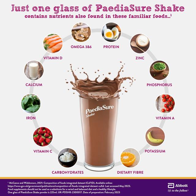 PaediaSure Shake Chocolate Nutritional Supplement Powder 1-10 Yrs   400g GOODS M&S   