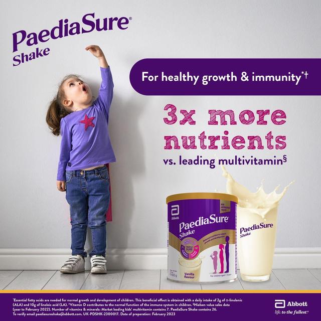 PaediaSure Shake Vanilla Nutritional Supplement Powder 1-10 Yrs    400g GOODS M&S   