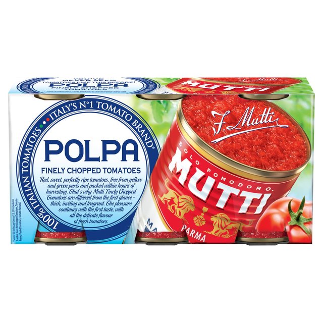 Mutti Finely Chopped Tomatoes   3 x 400g