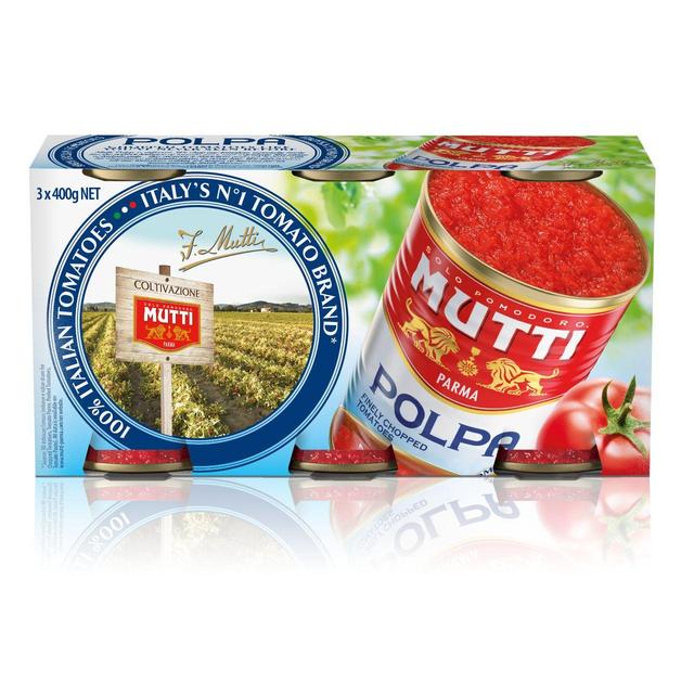 Mutti Finely Chopped Tomatoes   3 x 400g GOODS M&S   