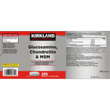 Kirkland Signature Glucosamine, Chondroitin & MSM, 220 Count GOODS Costco UK