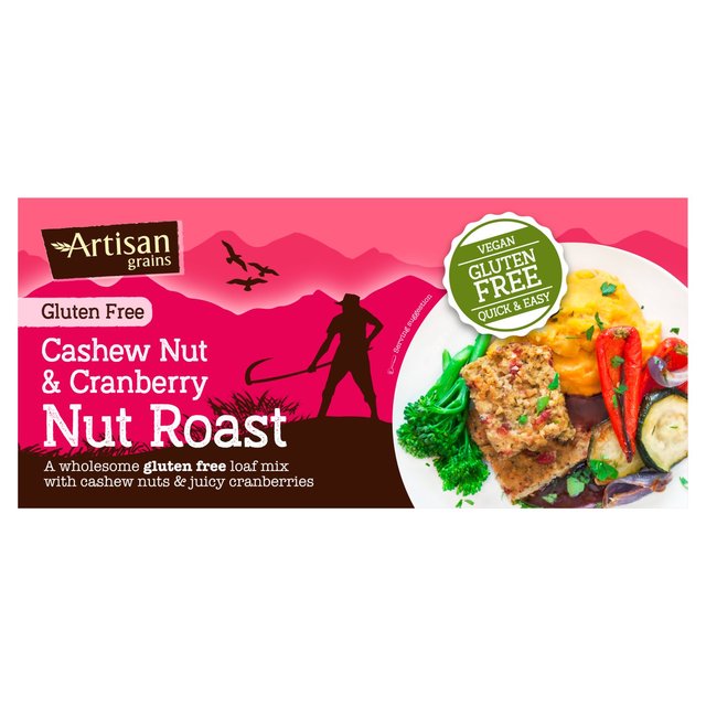 Artisan Grains Cashew & Cranberry Nut Roast Mix   200g