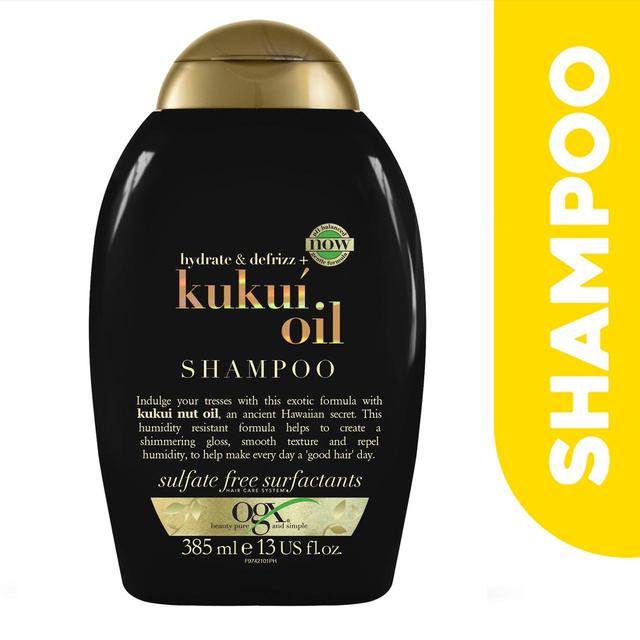 OGX Hydrate & Defrizz+ Kukui Oil pH Balanced Shampoo   385ml GOODS M&S   