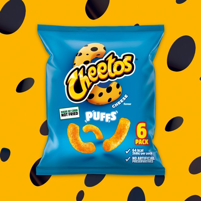 Cheetos Puffs Cheese Multipack Snacks   6 per pack GOODS M&S   