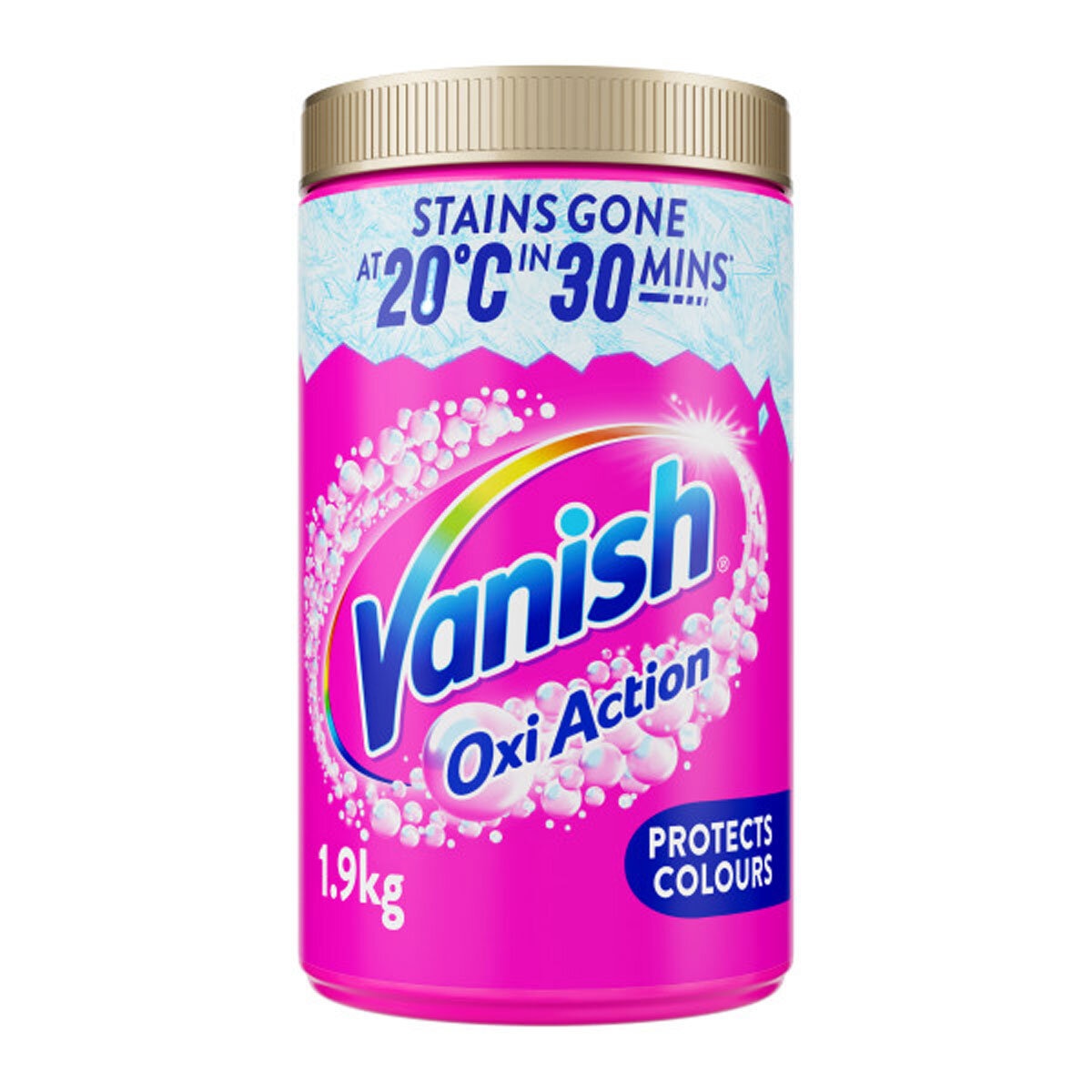 Vanish Gold Oxi Action Powder Fabric Stain Remover, 1.9kg GOODS Costco UK