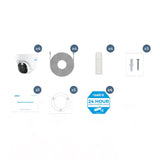 Reolink 12MP 4K PoE dome camera 4-pack, imported from the UK