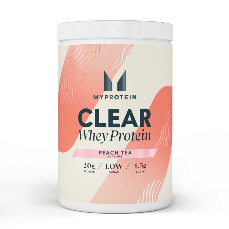 MyProtein clear whey protein peach tea 850g (British brand)