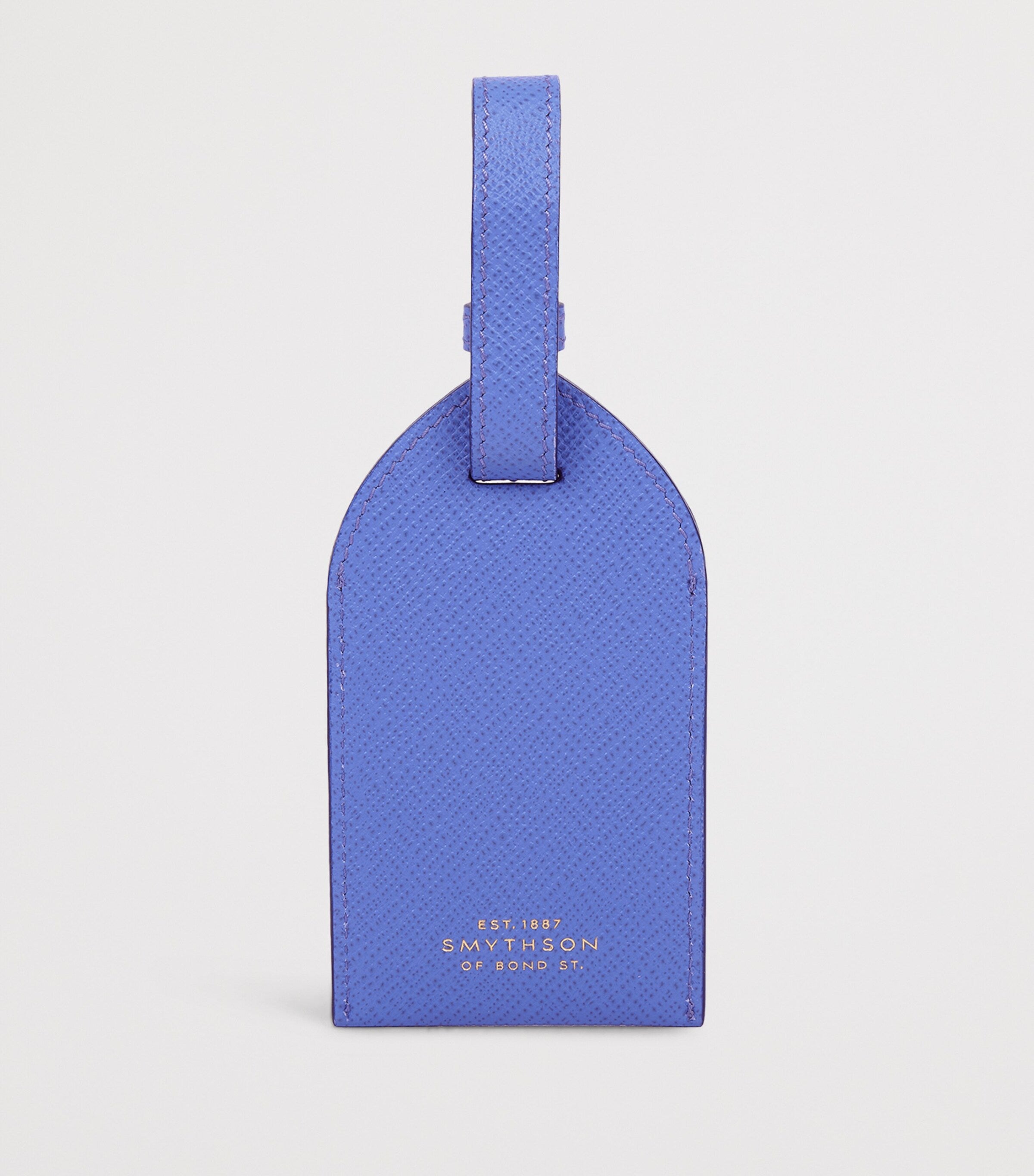 Smythson calfskin Panama luggage tag (British brand)