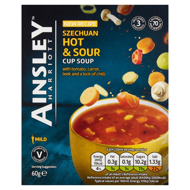 Ainsley Harriott Szechuan Hot & Sour Cup Soup    60g