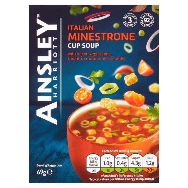 Ainsley Harriott Minestrone Cup Soup   69g GOODS M&S   