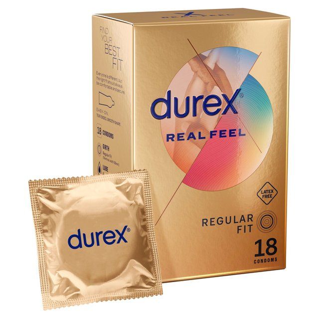 Durex Real Feel Non Latex Condoms 18 Pack   18 per pack GOODS M&S   