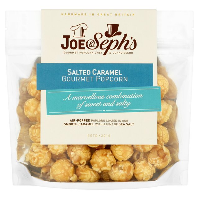 Joe & Seph's Salted Caramel Popcorn Snack Pack   30g GOODS M&S   