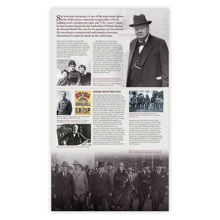 Royal Mail Winston Churchill stamp pack, imported from the UK