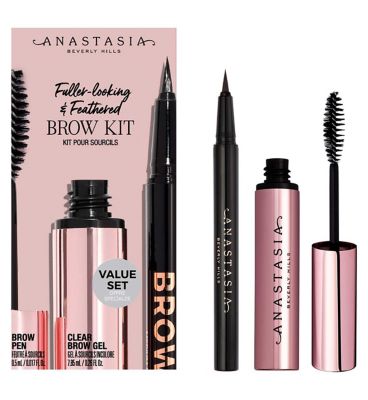 Anastasia Beverly Hills Fuller Looking & Feathered Brow Kit GOODS Boots Ebony  