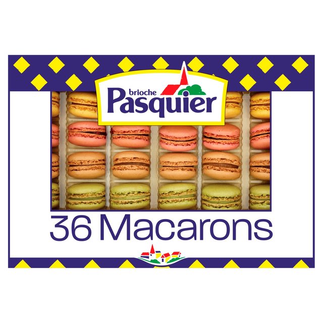 Brioche Pasquier Macarons   36 per pack