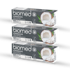 Biomed Superwhite Natural toothpaste 100g 3-pack, imported from the UK
