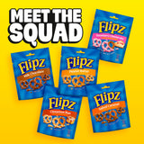 Flipz milk chocolate covered pretzels 90g, imported from the UK