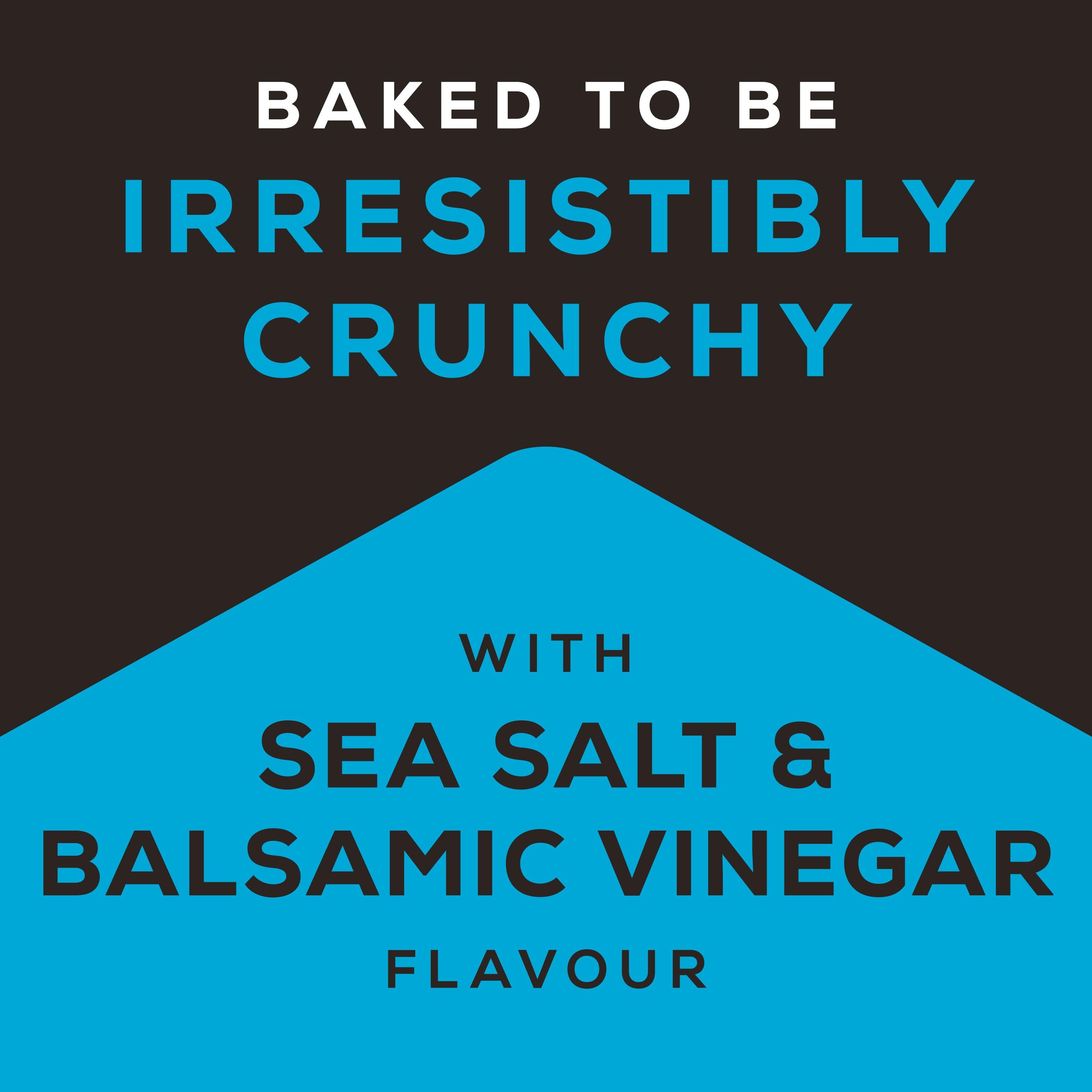 Jacob's Cracker Crisps Salt & Balsamic 150g sharing bag - British product
