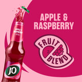 J2O Apple & Raspberry fruit blend drink 275ml, UK version