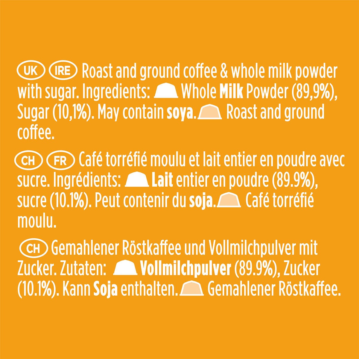 Nescafé Dolce Gusto Latte Macchiato coffee pods 24 servings, imported from the UK