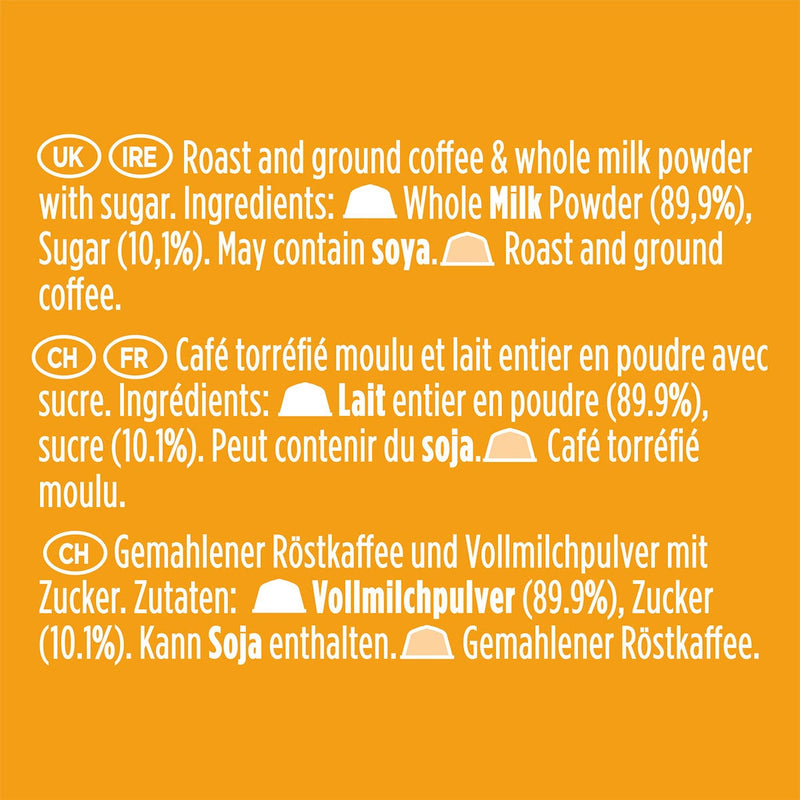 Nescafé Dolce Gusto Latte Macchiato coffee pods 24 servings, imported from the UK