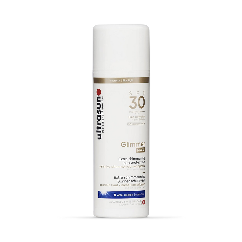 Ultrasun Glimmer Max SPF 30 sunscreen 150ml - British product