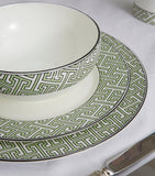 O.W. London geometric maze dinner plates set of 2 26cm, imported from the UK