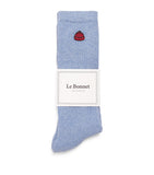 Le Bonnet cotton-blend logo socks, imported from the UK