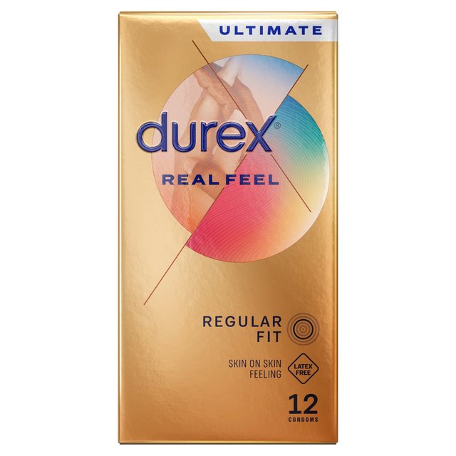 Durex Real Feel Non Latex Condoms   12 per pack