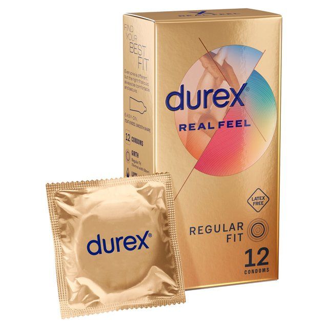 Durex Real Feel Non Latex Condoms   12 per pack GOODS M&S   