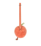 Jellycat Amuseables Peach soft toy shoulder bag, UK version