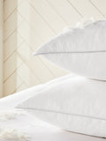 Medium duck feather pillows 50x75cm, imported from the UK