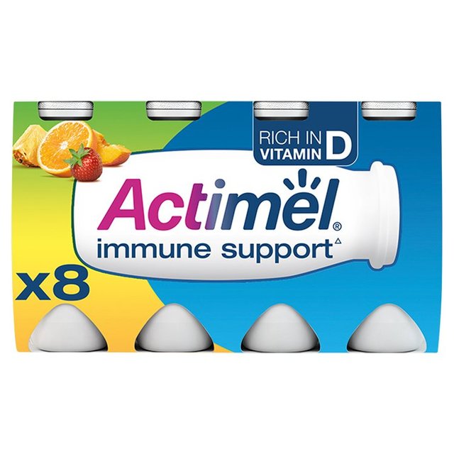 Actimel Multifruit Cultured Yoghurt Drink   8 x 100g GOODS M&S   