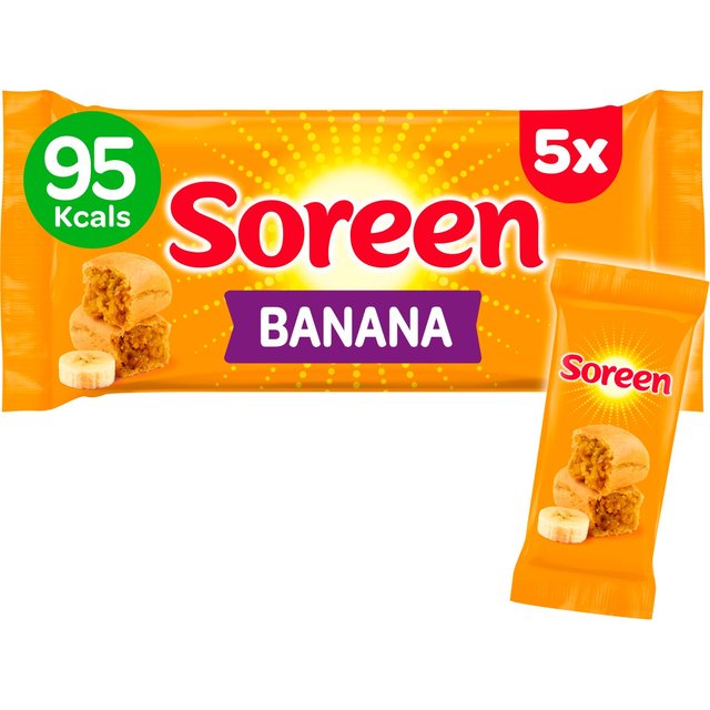 Soreen 5 Individual Banana Lunchbox Loaves   5 x 30g