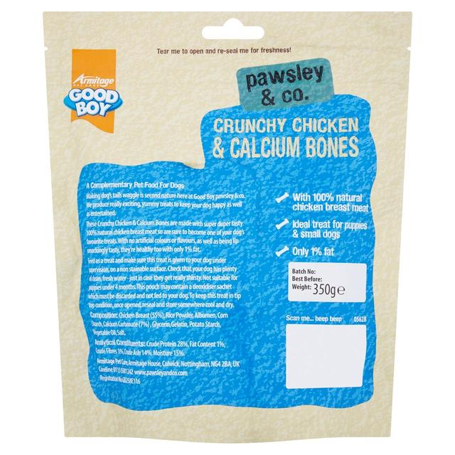 Good Boy Crunchy Chicken & Calcium Bones Dog Treats   350g GOODS M&S   