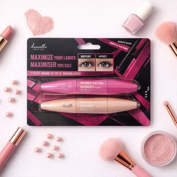 Danielle Creations black mascara duo gift set, imported from the UK