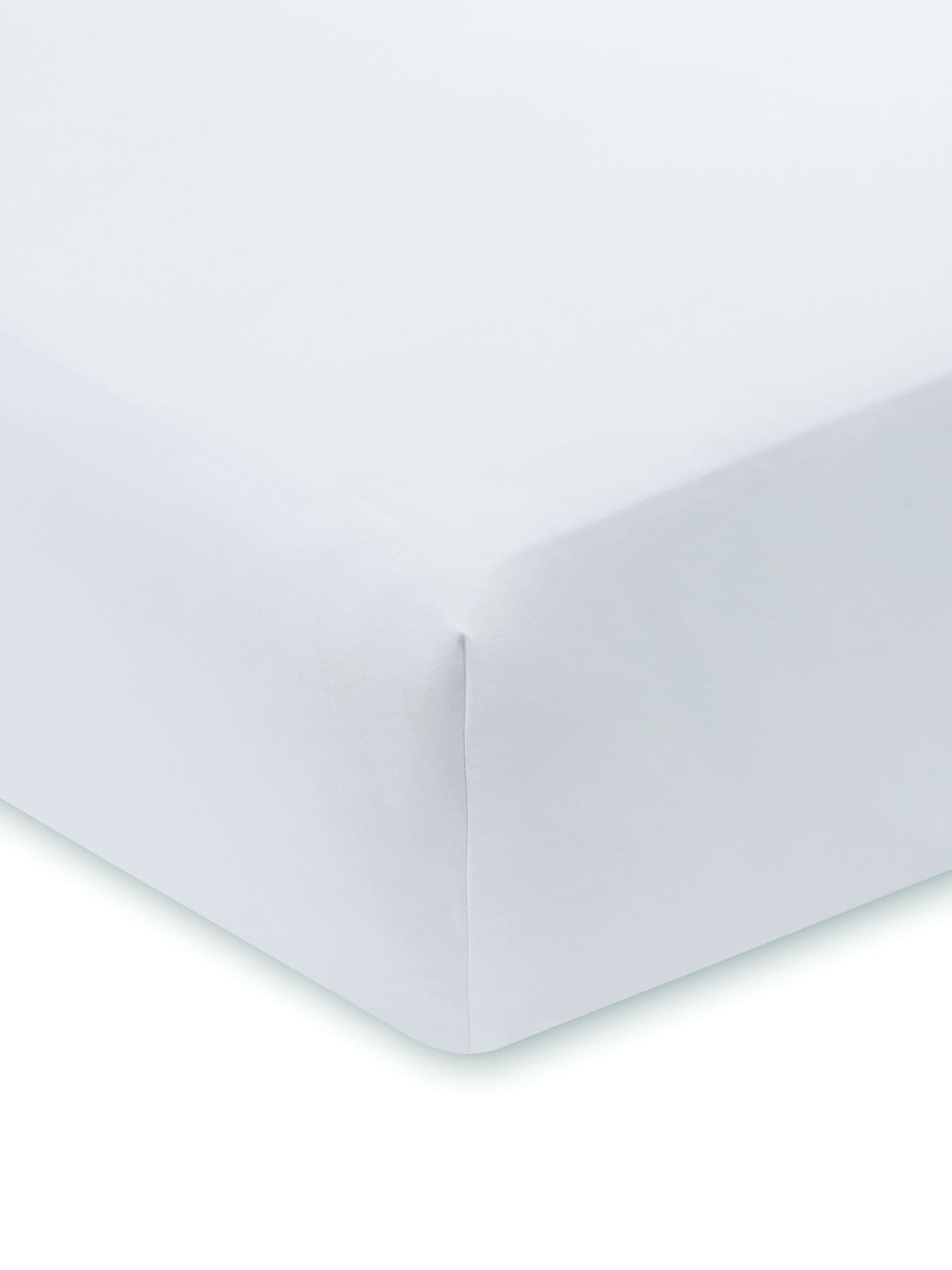 Bianca White Luxury 800 thread count cotton sateen fitted sheet - British product