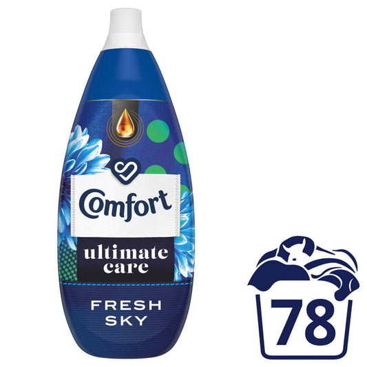 Comfort Ultimate Care Fresh Sky Ultra-Concentrated Fabric Conditioner 78 Wash GOODS ASDA   