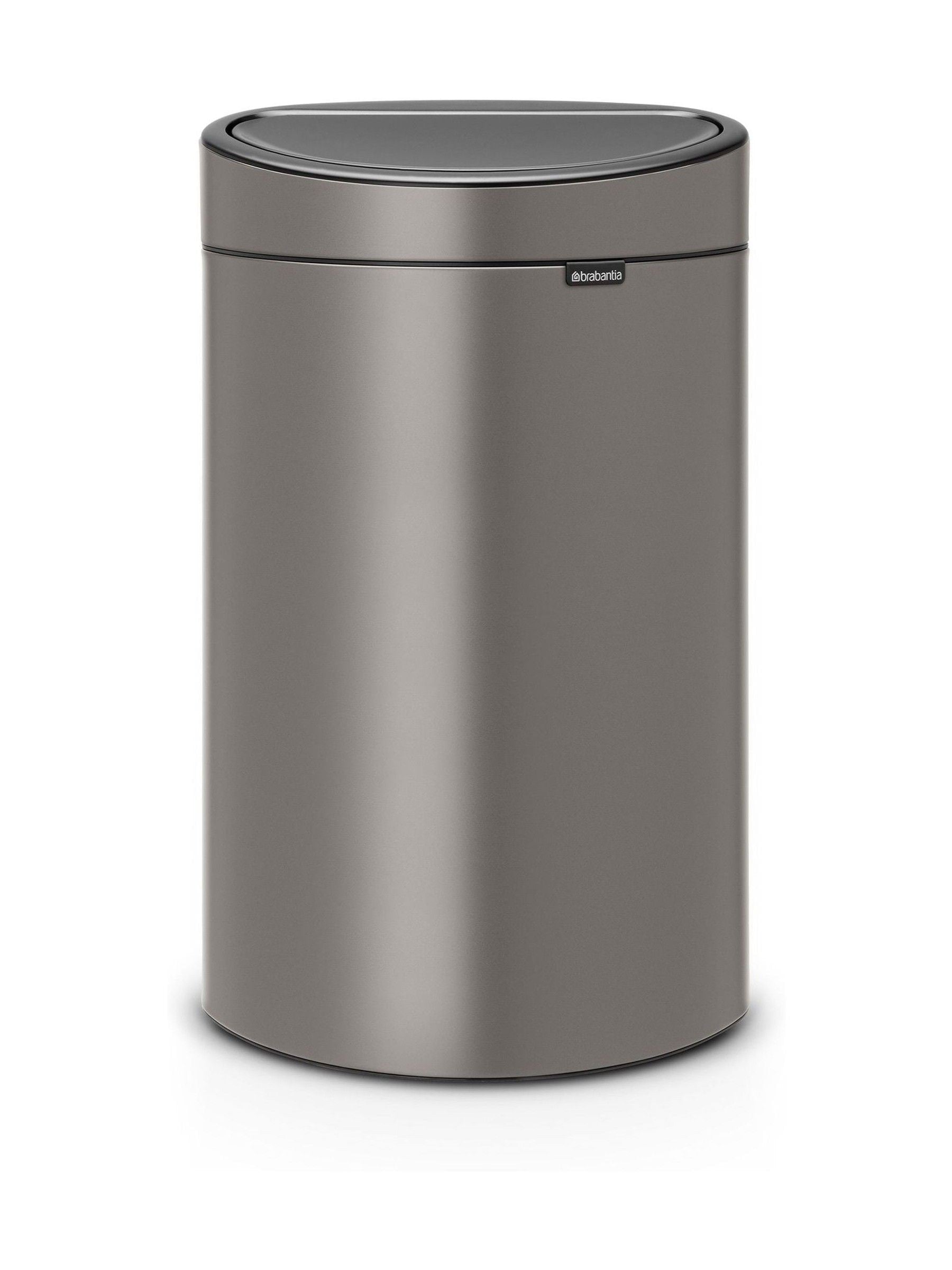 Brabantia Platinum Touch Kitchen Bin 40L - British product