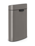 Brabantia Platinum Touch Kitchen Bin 40L - British product