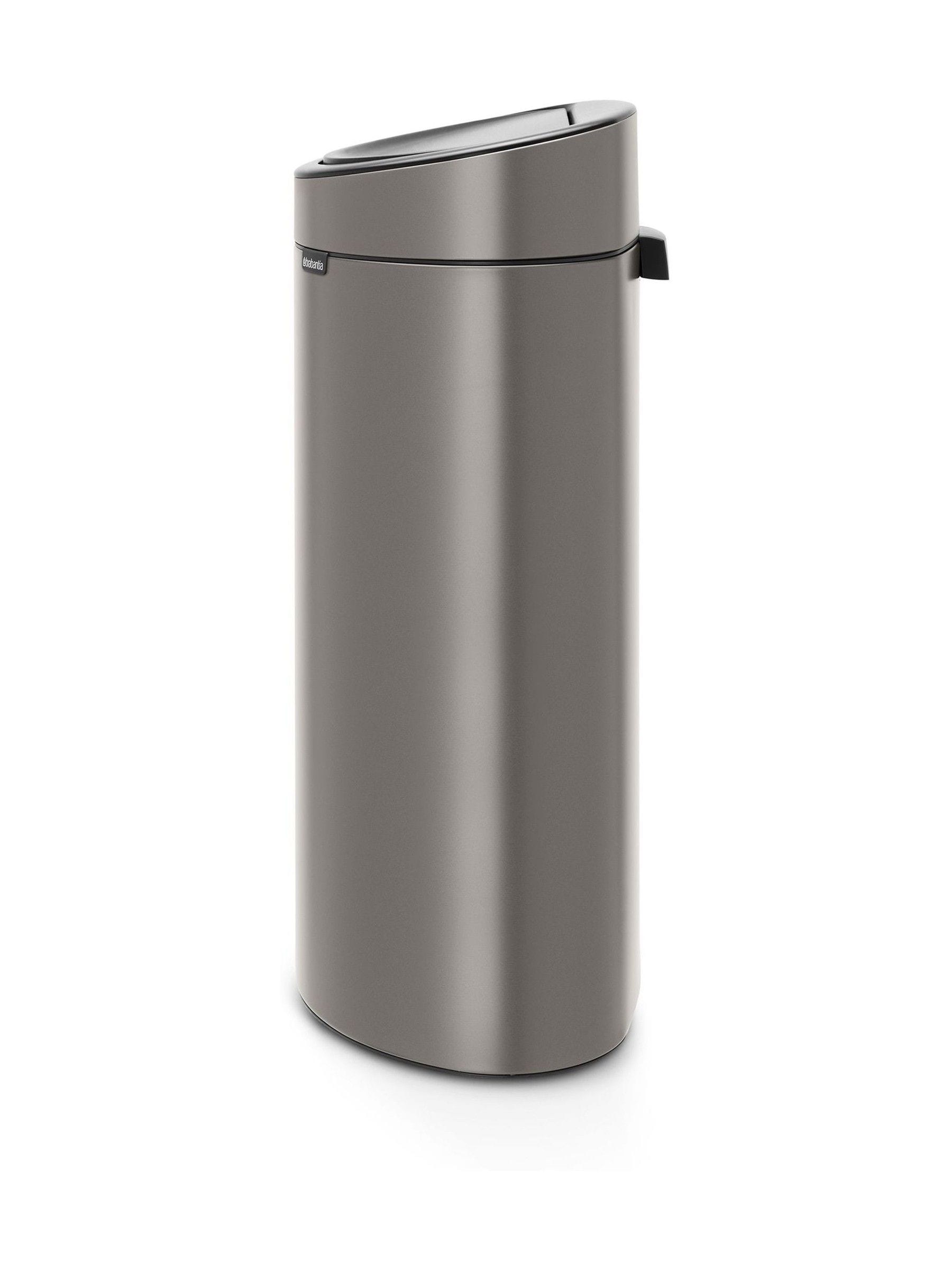 Brabantia Platinum Touch Kitchen Bin 40L - British product