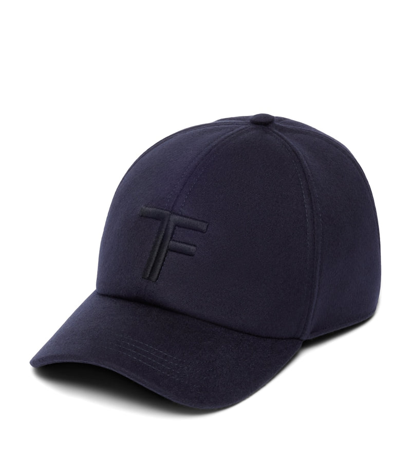 TOM FORD cashmere logo baseball cap, UK version