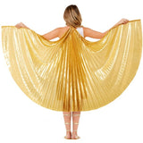Smiffys gold Deluxe Grecian Cape with wings 190cm - British product