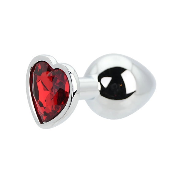 Loving Joy Toosh butt plug medium red stone, imported from the UK